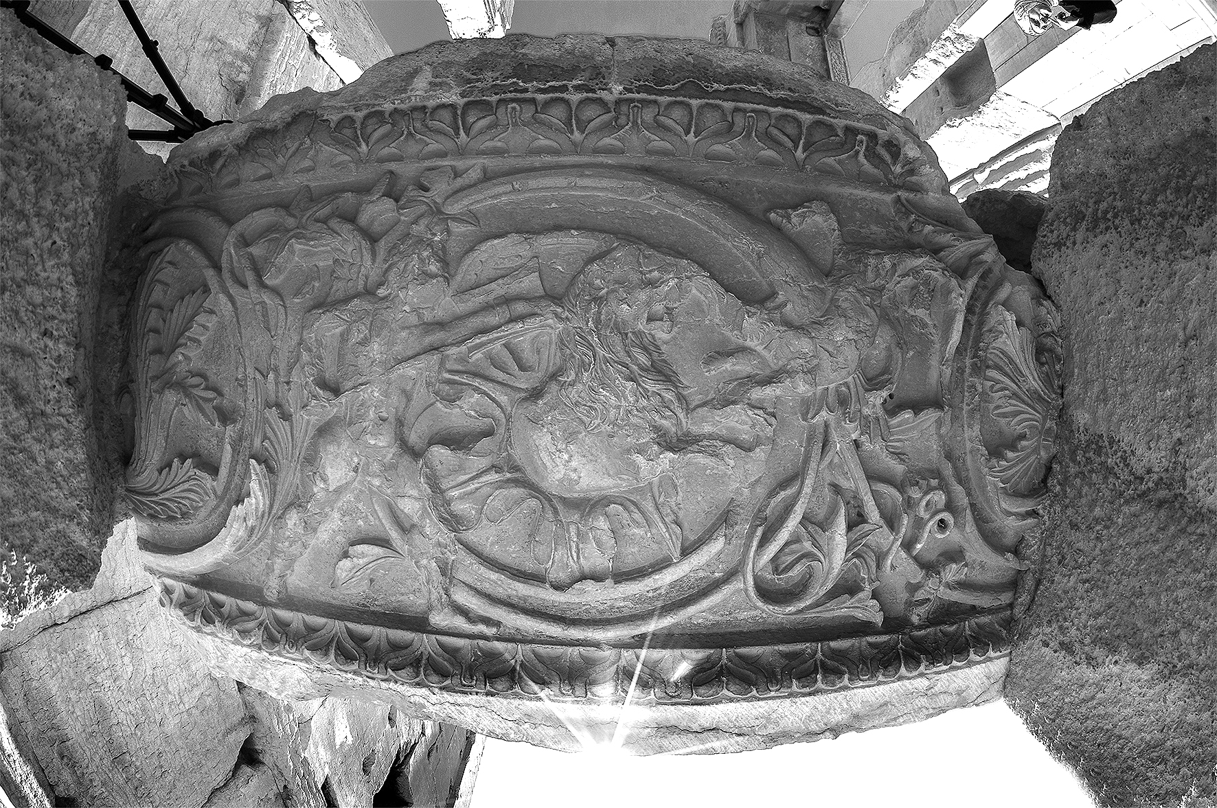 The under Relief in the Temple of Bel. (destroyed in 2015)