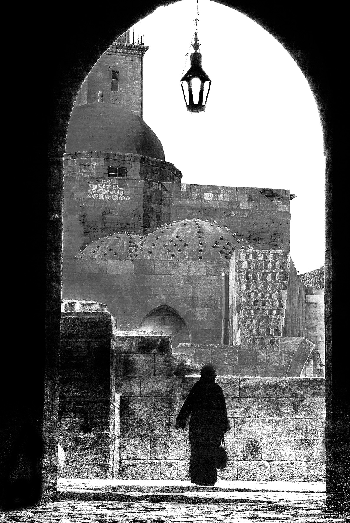 Entrance gate to the Citadel, Aleppo, Syria