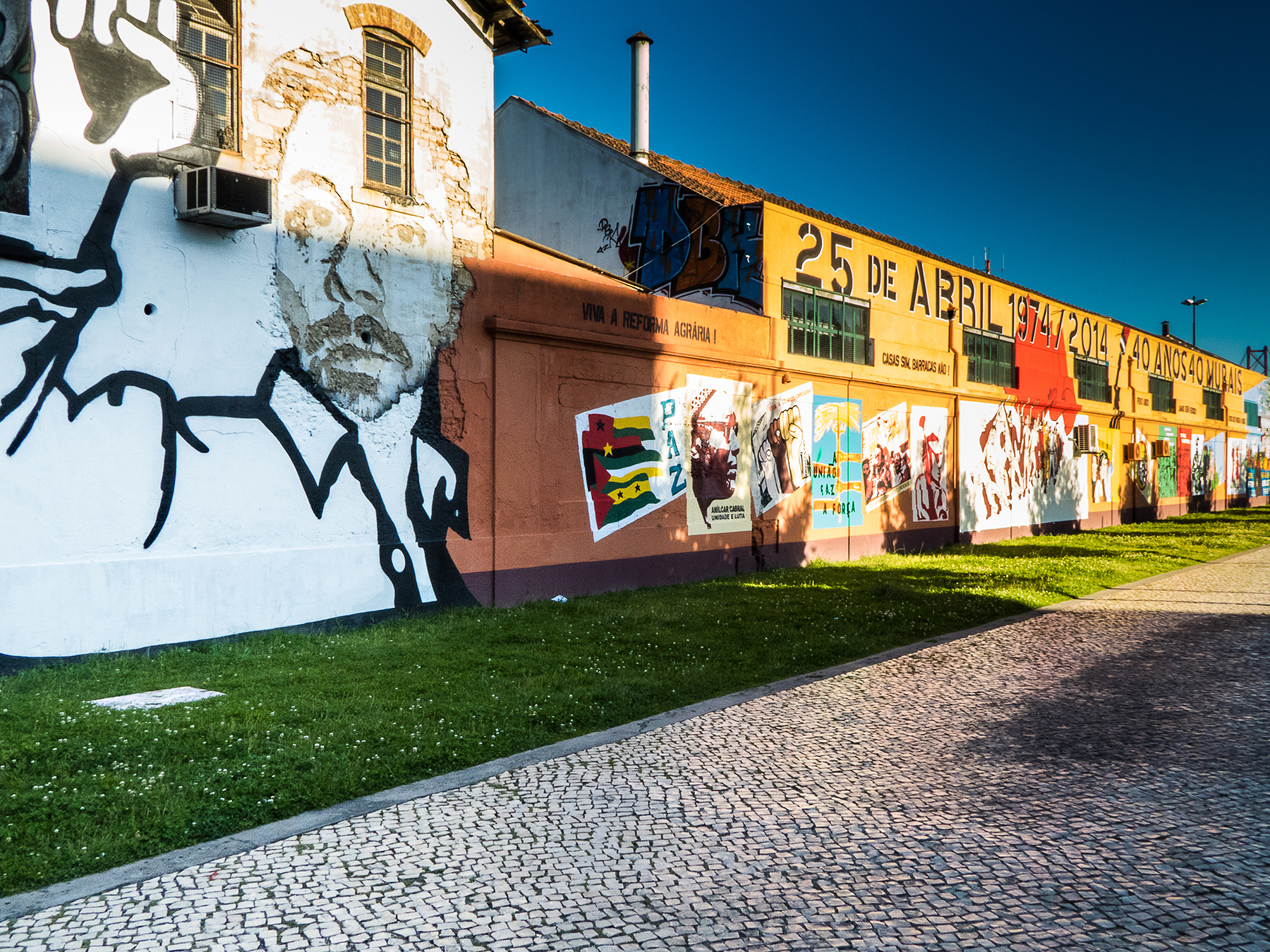Portuguese artist Vhils, aka Alexandre Farto