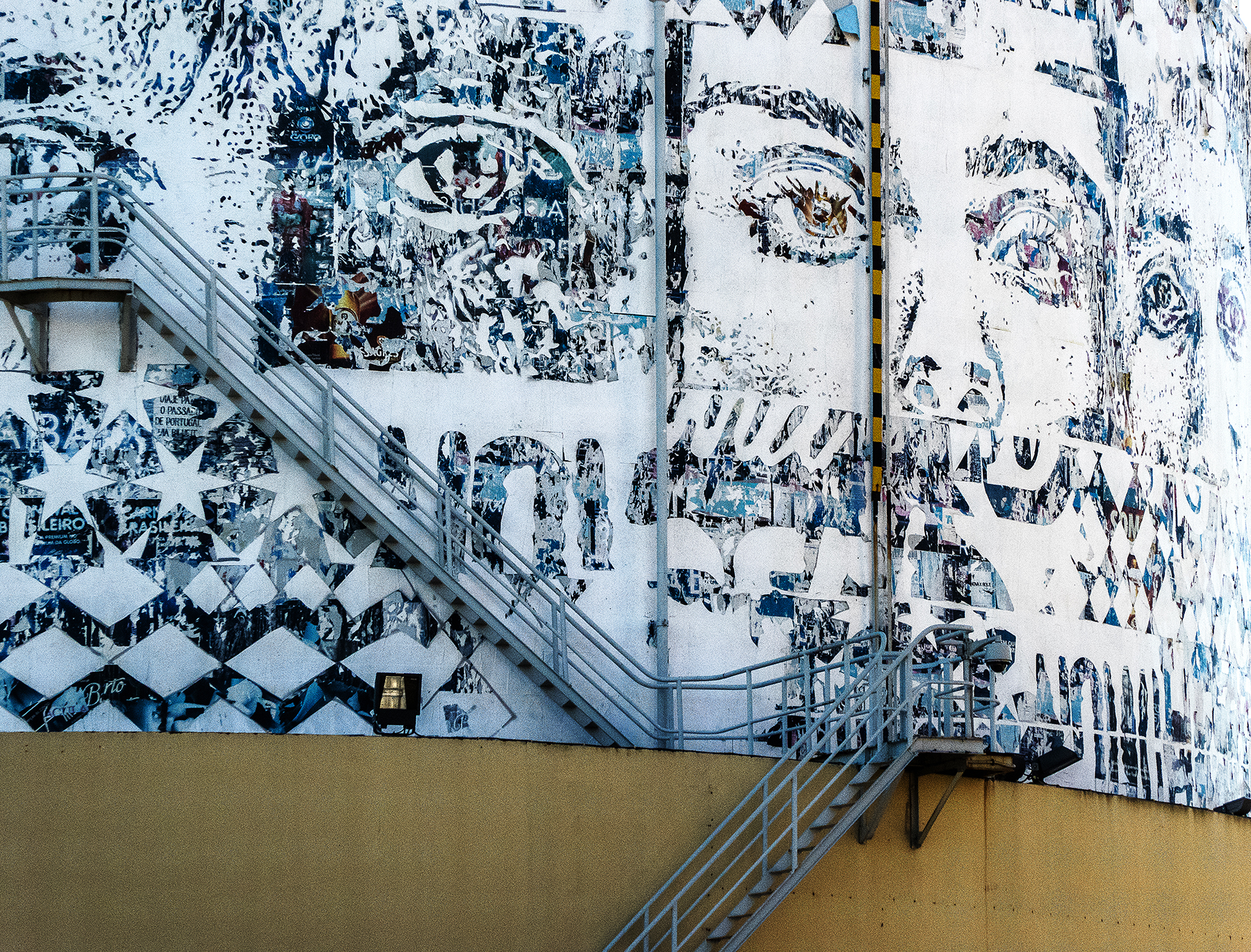 Portuguese artist Vhils, aka Alexandre Farto